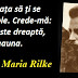 Maxima zilei: 4 decembrie - Rainer Maria Rilke