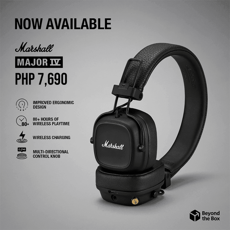Marshall Major IV is getting a PHP 1,000 price drop!