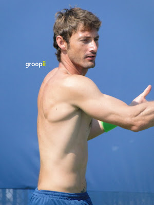 Juan Carlos Ferrero Shirtless at Cincinnati Open 2011 - Shirtless Men