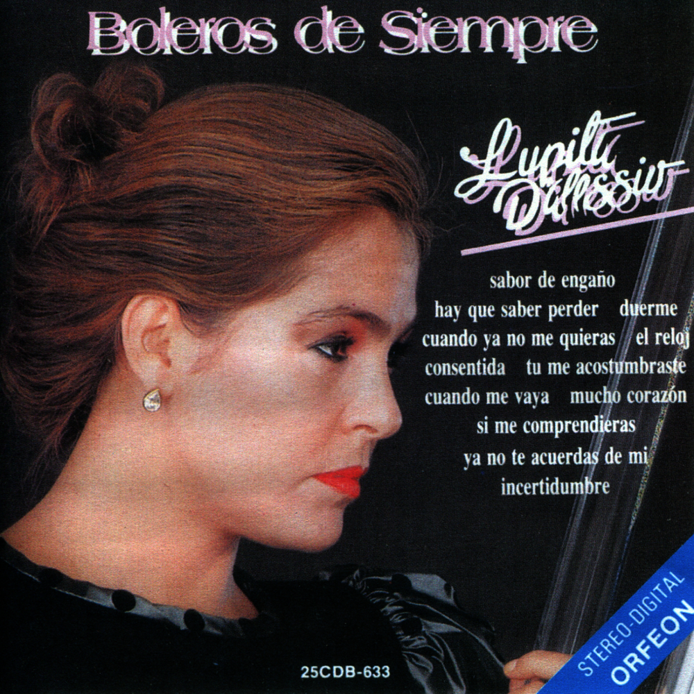 Cd  Lupita D alessio-boleros de siempre Cover