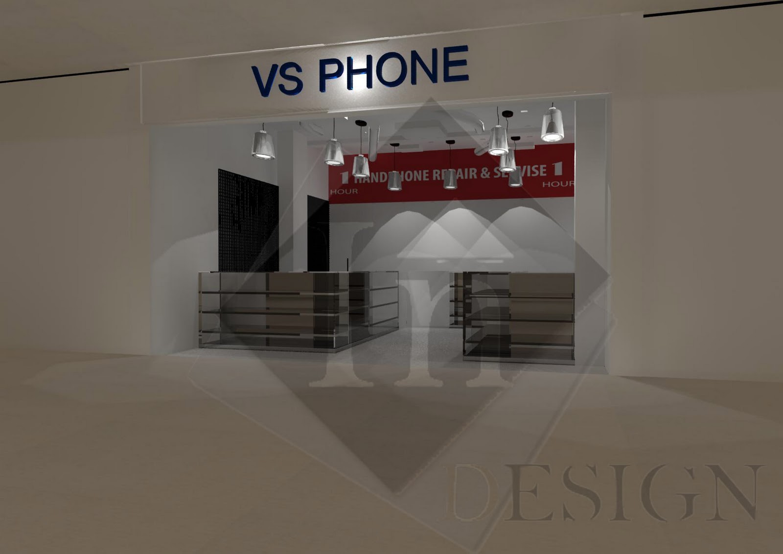 In Design Gallery proposed Phone shop in one borneo KOta kinabalu