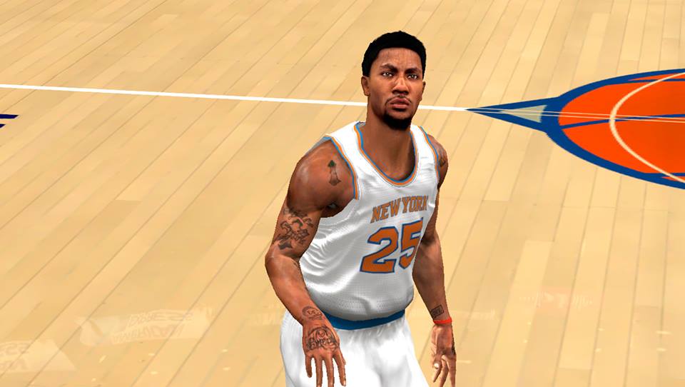 Derrick Rose Cyberface 2K17 Version [FOR 2K14]