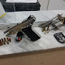 GUARNIÇÃO DO GTO COMANDADA PELO CAPITÃO MADEIRO APREENDE DUAS ARMAS DE FOGO EM ALEXANDRIA