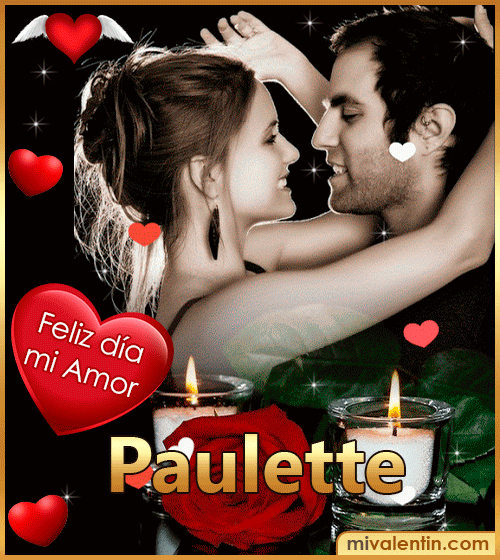 Feliz día San Valentín Paulette