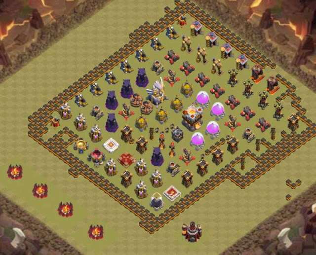 Base Town Hall 11 Clash of Clans War