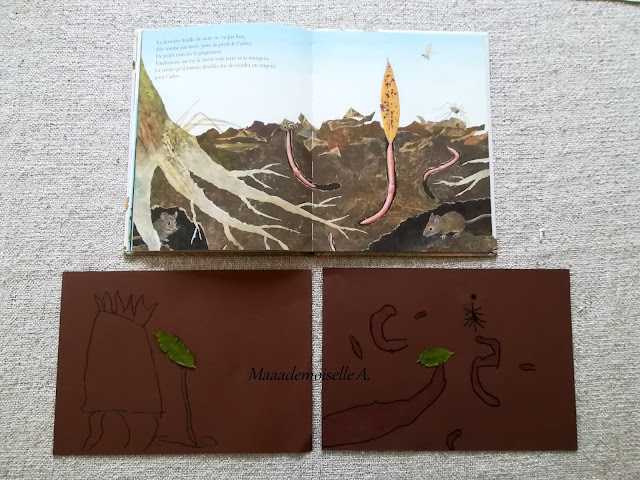 Maaademoiselle A.  Exploitation d'album  Dix feuilles volantes