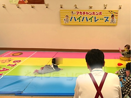 ハイハイレースはずりばいでも大丈夫 ハイハイレースはずりばいでも大丈夫