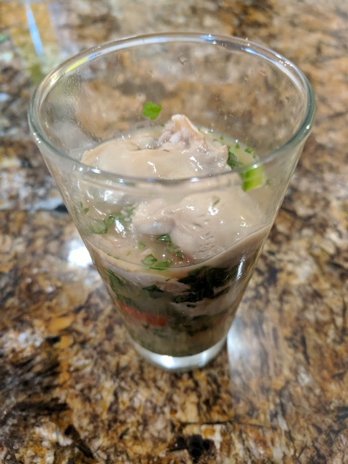 Chef Bolek Mexican Oyster Cocktail