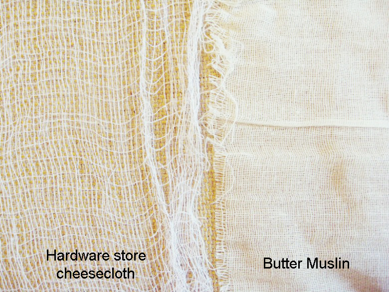 The Kitchen Chronicles: Obsessing about Cheese Cloth (The Good Stuff)