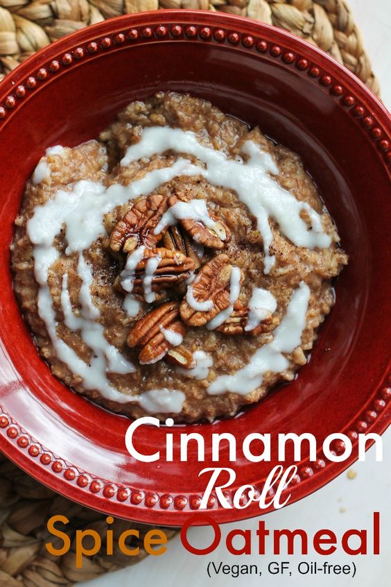 Cinnamon Roll Spice Oatmeal - My Favorite Recipe