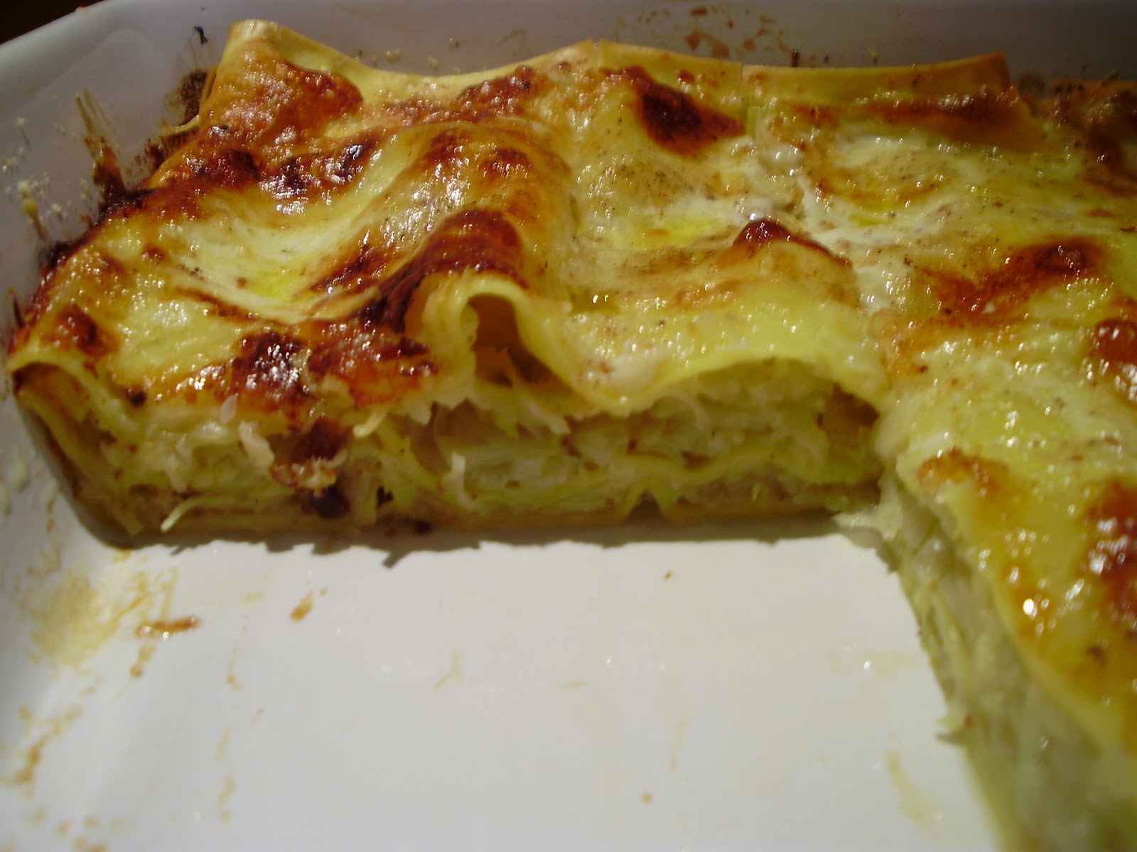 La cuoca in viola Lasagna leggera di finocchi e emmental