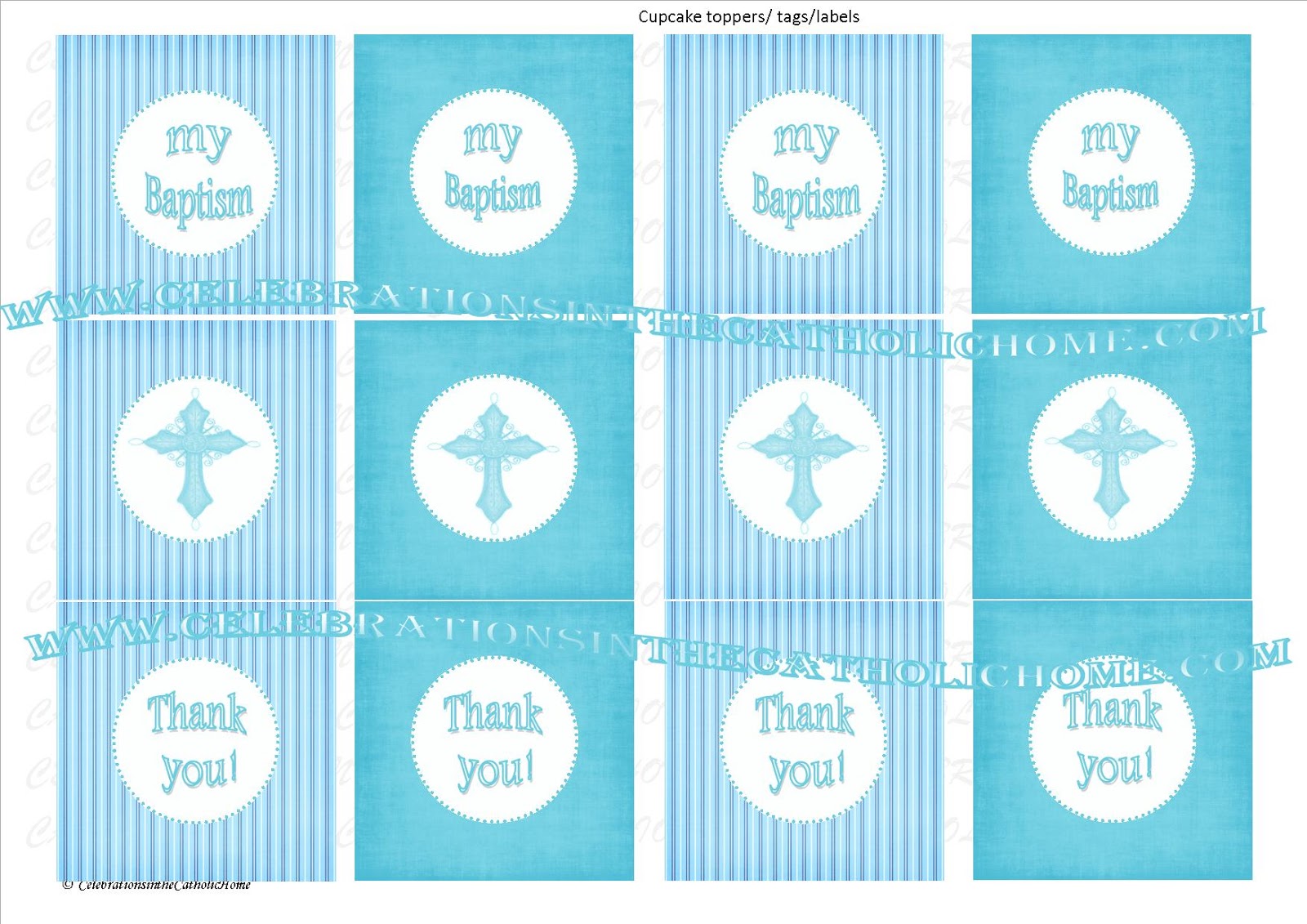 Blue Stripes Baptism Banner Decoration Decorations Handmade Pertaining To Christening Banner Template Free Blue Stripes Baptism Banner Decoration Decorations Handmade Pertaining To Christening Banner Template Free