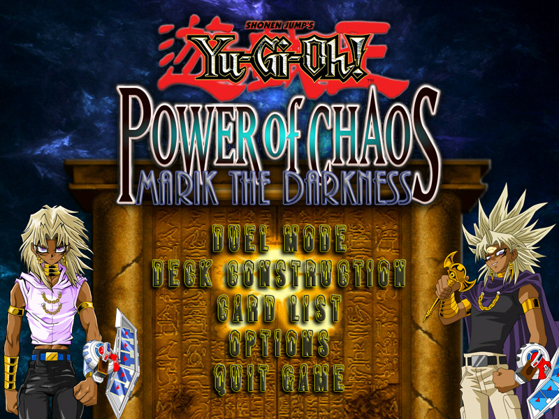yugioh power of chaos marik the darkness all cards
