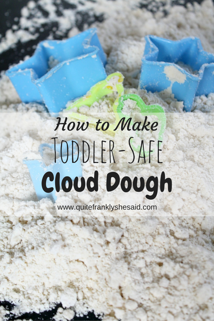 How to Make Toddler-Safe Cloud Dough | Review: Messy Me Messy Apron ...
