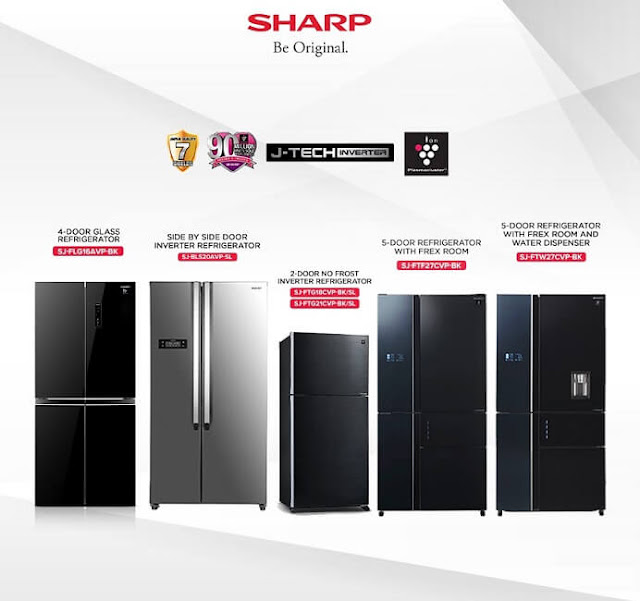 Sharp J-Tech Inverter Refrigerator and Air Conditioner