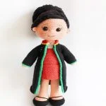 patron gratis muñeca amigurumi | free pattern amigurumi doll 