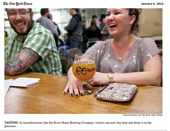 Perretti Photography New York Times New Beer Laws in New Jersey