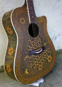 Batik Unik Gitar