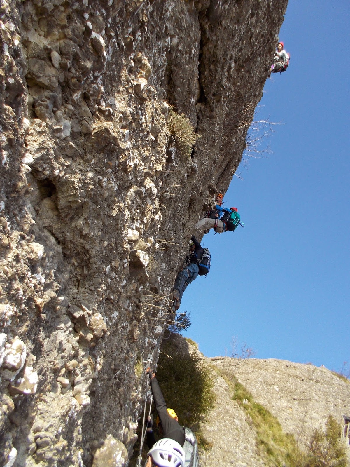 Uomo del dolore... Ferrata Deanna Orlandini con il Cai Codogno