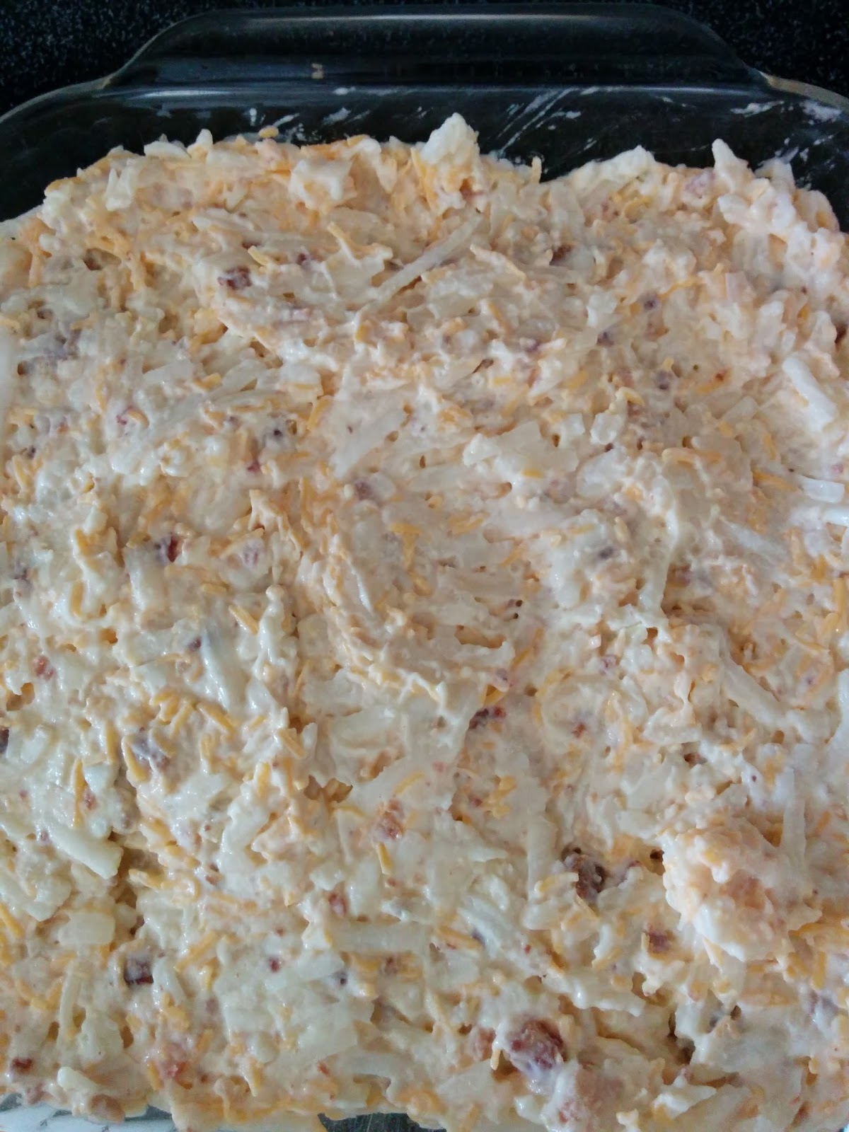 COVERED IN BACON French Onion Hash Brown Casserole
