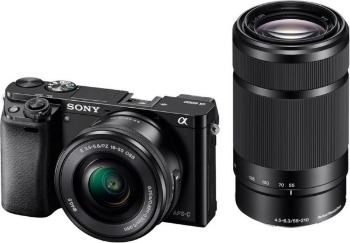 Sony systeemcamera / fotocamera met extra lens