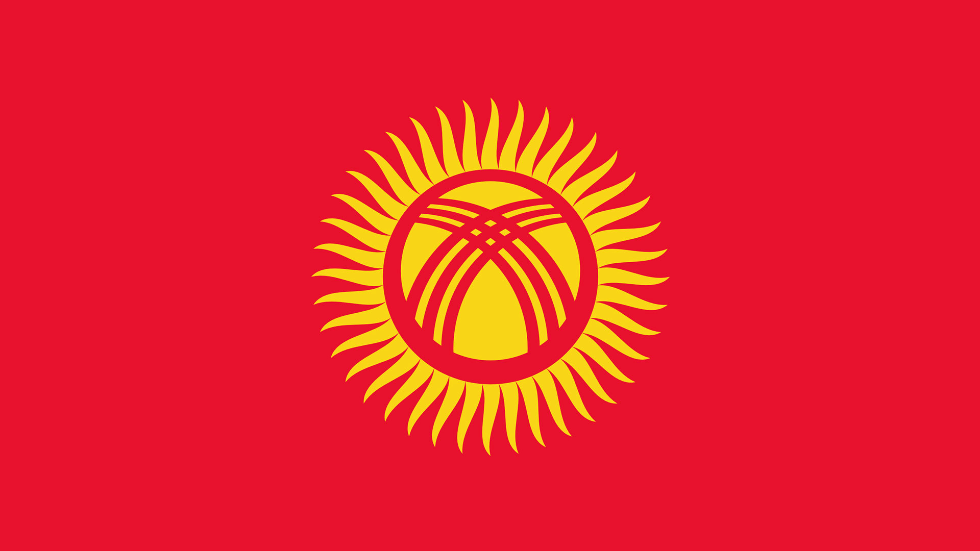 kirgizistan bayragi