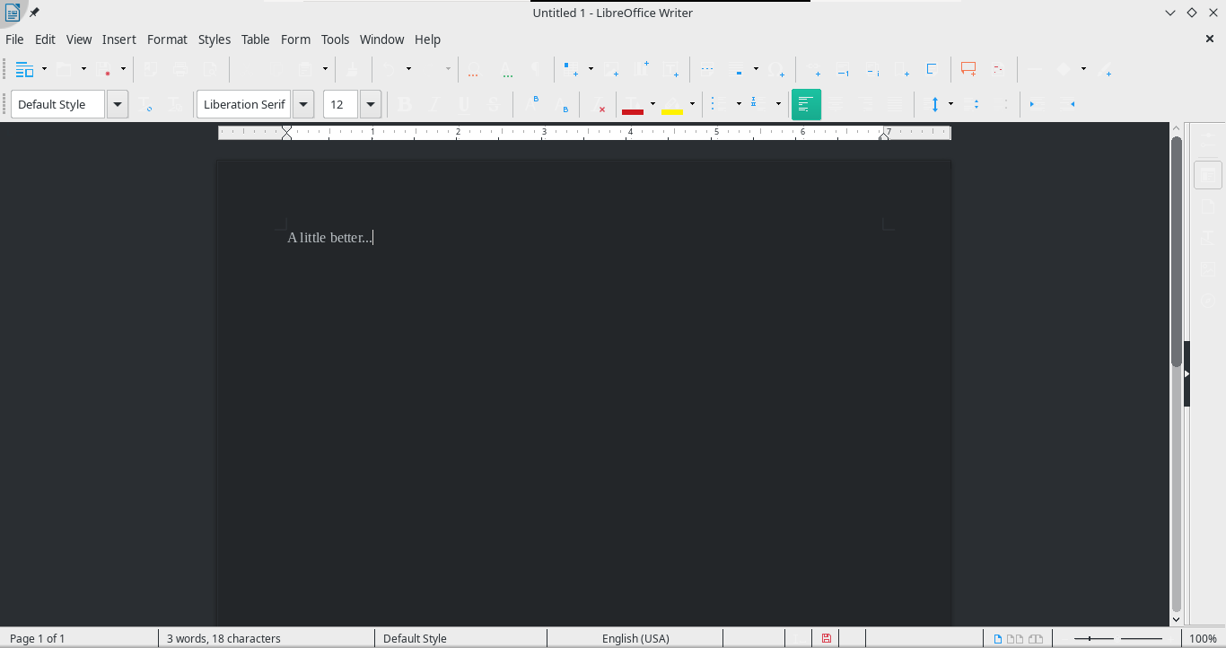 LibreOffice 6.1 Using Dark Icons, Color Schemes and Palettes (Themes) Part 2 Making The
