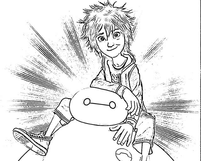 The Holiday Site: Coloring Pages of Big Hero 6 Free and Downloadable