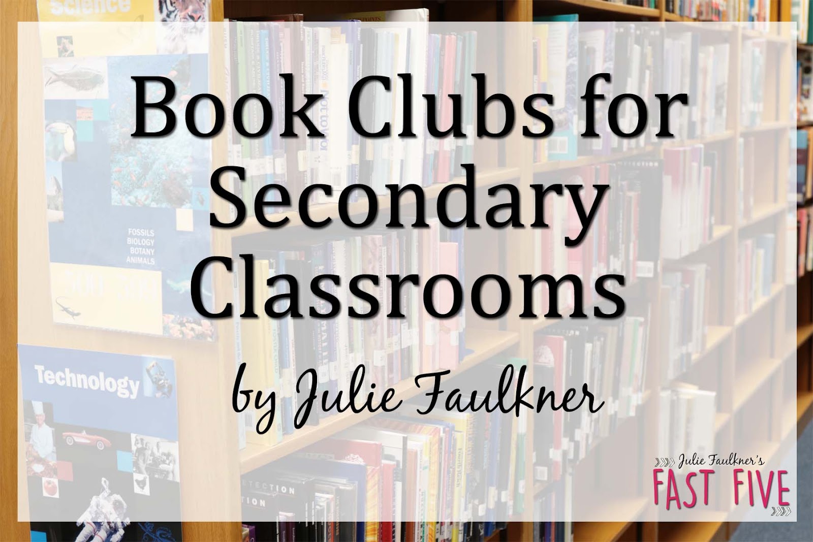 Book Clubs for Secondary Classrooms Faulkner's Fast Five