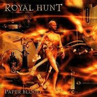 pochette ROYAL HUNT paper blood, réédition 2021