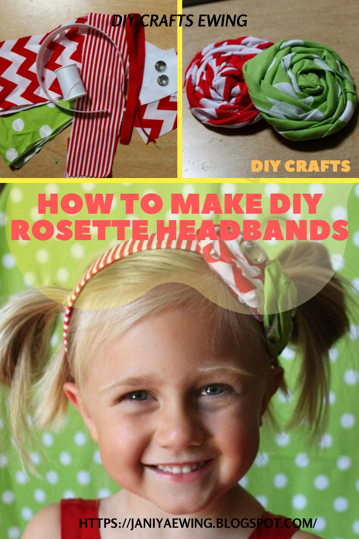 HOW TO MAKE DIY ROSETTE HEADBANDS