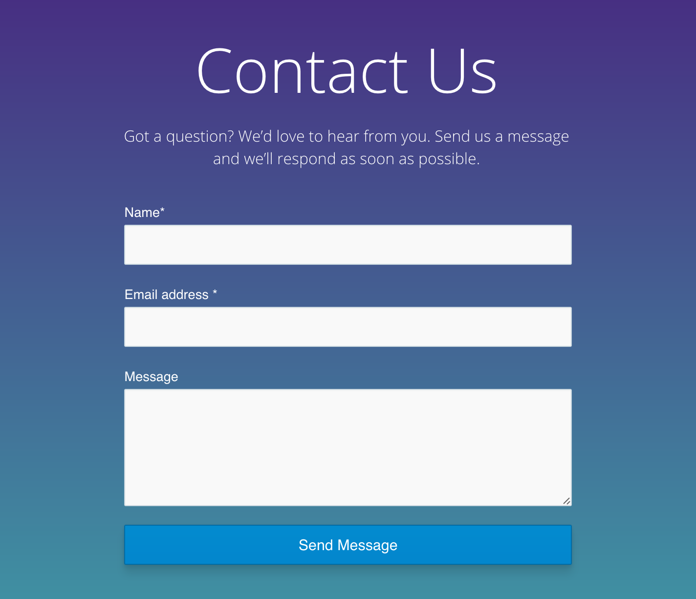 Contact Form