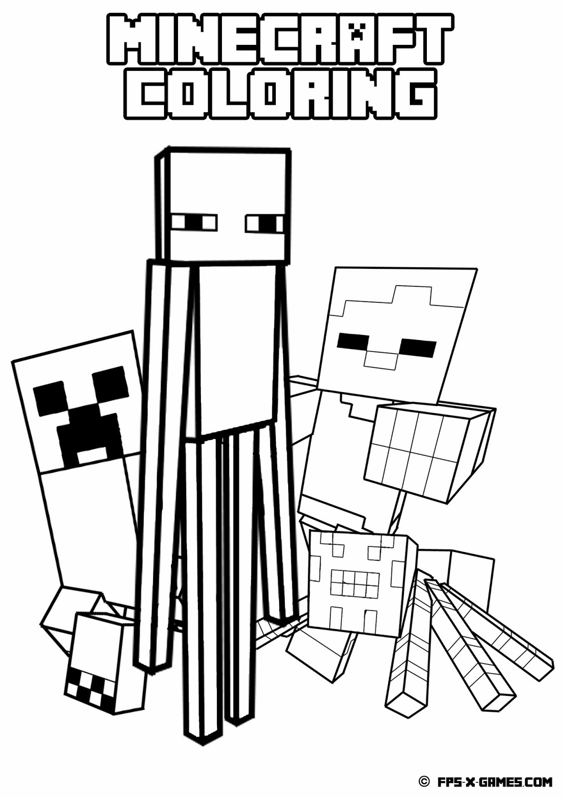 dan tdm coloring pages minecraft creeper - photo #10