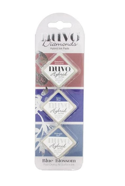 Nuvo Blue Blossom Diamond Ink Pads