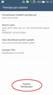 Begini Cara Melakukan Update Zenfone C ke Lollipop Tanpa PC Begini Cara Melakukan Update Zenfone C ke Lollipop Tanpa PC