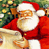 Imagenes de navidad -   Animados de navidad - Santa claus leyendo la lista de regalos 