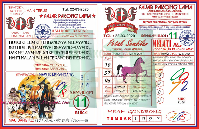 Prediksi Togel Hongkong Minggu 22 Maret 2020 Prediksitogel Jp