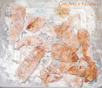 Lagrimitas de pollo en adobo