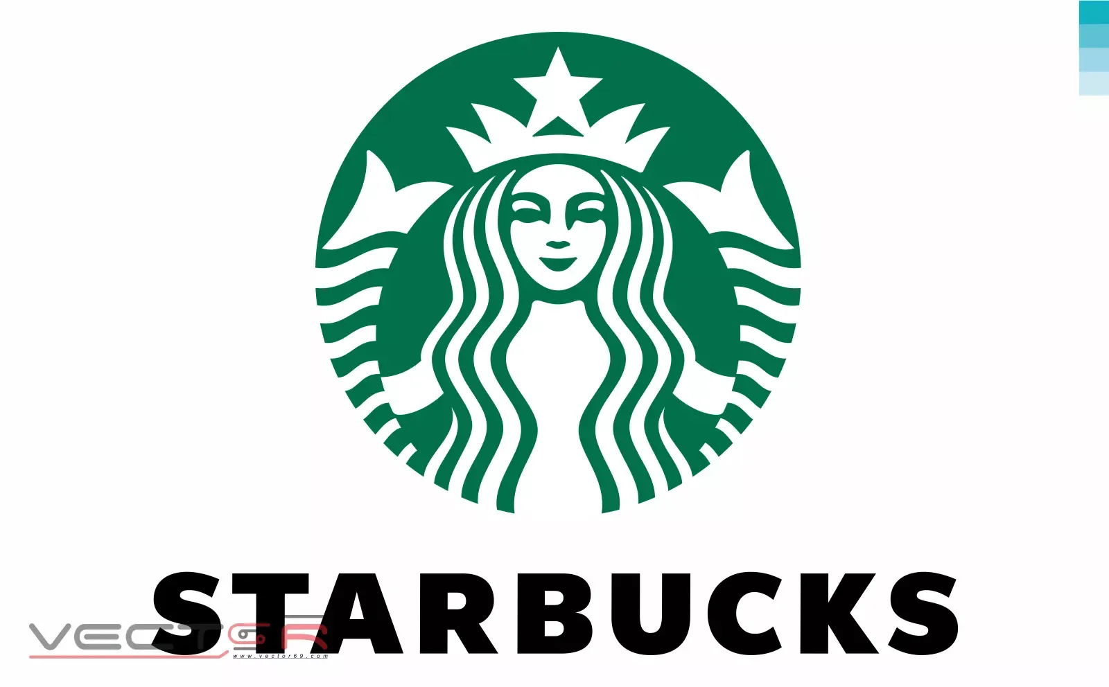 Starbucks (2011) Logo With Wordmark Stacked - Download Vector File SVG (Scalable Vector Graphics)