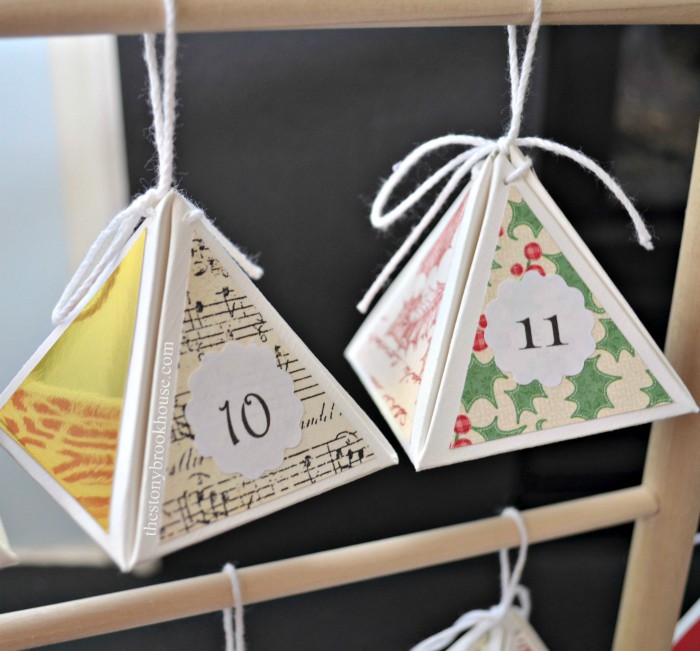 Easy Advent Christmas Tree The Stonybrook House