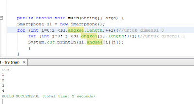 iterasi array multidimensi