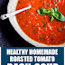 Healthy Homemade Roasted Tomato Basil Soup