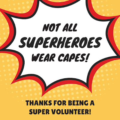 superhero volunteer appreciation image
