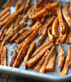 Sweet potato fries with japanese seven spice recipe