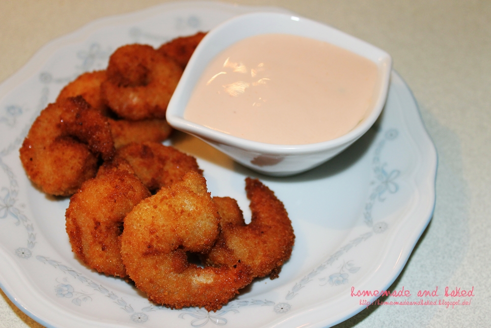 homemade and baked Food-Blog: Knusprige Garnelen mit Cocktailsoße