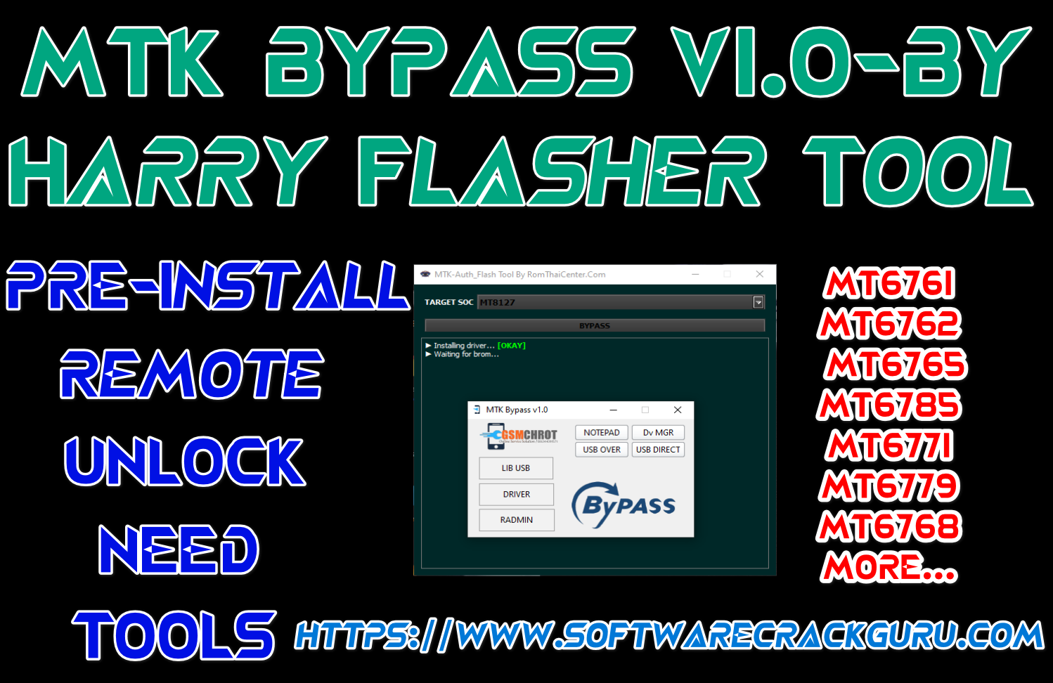MTK auth Bypass Tool. MTK GSM Sulteng icon. Qesr MTK. Flash ROM. Auth tool