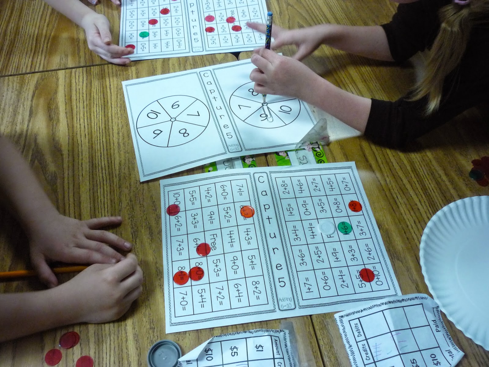 The Very Busy First Graders: Print and Play Math Games and a Freebie