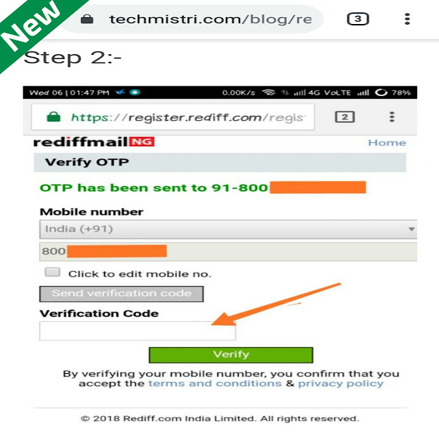 Rediffmail Sign Up Rediffmail loginHow Create an Account at Rediff