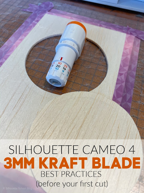 Cutting Leather with the Cameo 4 & 3 mm Kraft blade class – Silhouette  Secrets+ by Swift Creek Customs