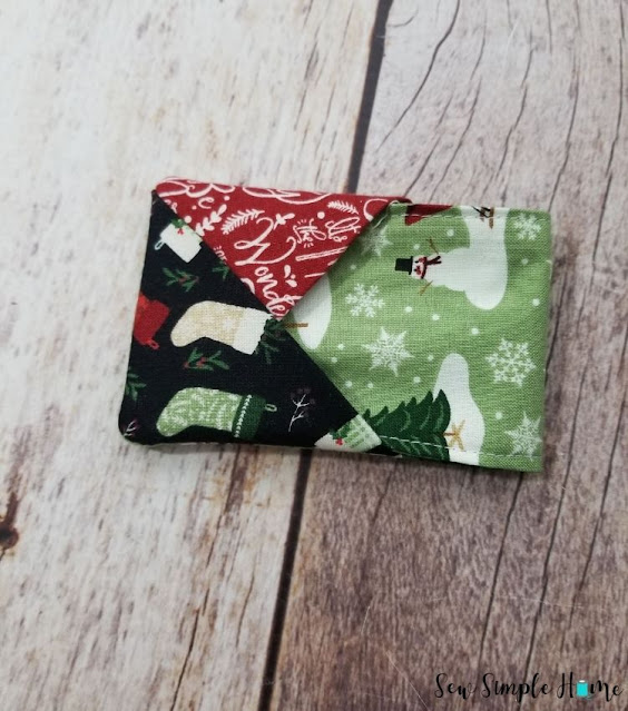 fabric gift card holder free pattern